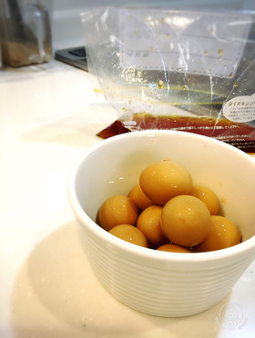 うずらの卵で味玉★煮卵